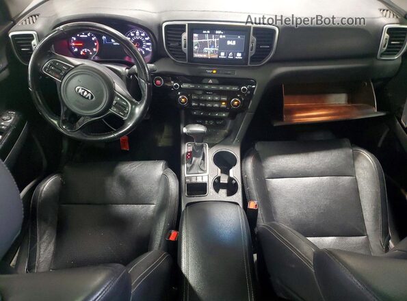 KNDPNCACXJ7488845 2018 KIA SPORTAGE Tan Vista del salpicadero