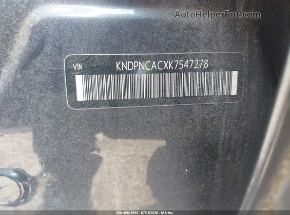 KNDPNCACXK7547278 2019 KIA SPORTAGE Blue Շարժիչի բաժամունքի տեսք