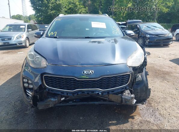 KNDPNCACXK7547278 2019 KIA SPORTAGE Blue Սարքավորումների վահանակի տեսք