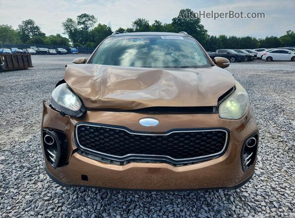 KNDPNCACXK7568891 2019 KIA SPORTAGE Brown Դիմացի տեսք