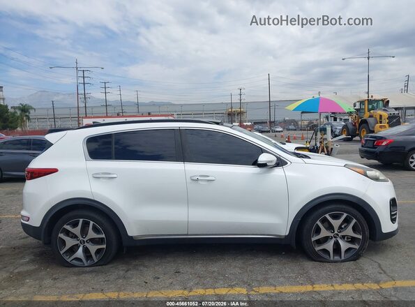 KNDPR3A62J7379164 2018 KIA SPORTAGE White Widok wnętrza 360 stopni