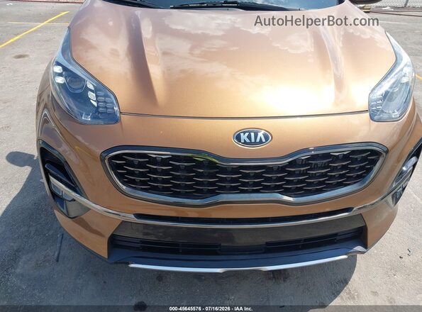 KNDPR3A63L7733583 2020 KIA SPORTAGE Brown Вид спереду