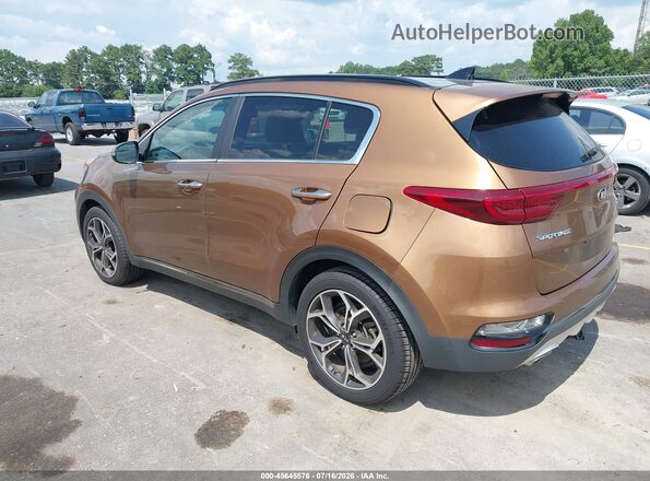 KNDPR3A63L7733583 2020 KIA SPORTAGE Brown Задня ліва чверть