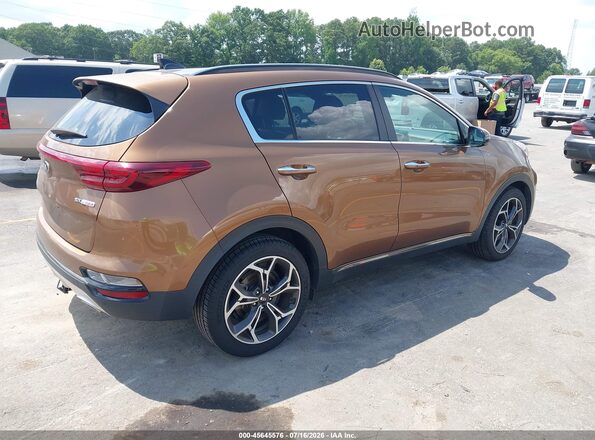 KNDPR3A63L7733583 2020 KIA SPORTAGE Brown Задня права чверть