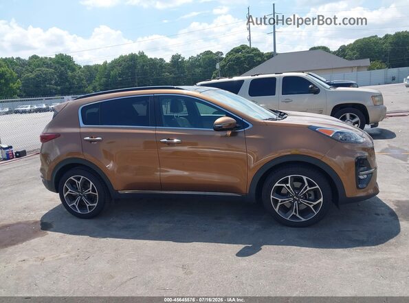 KNDPR3A63L7733583 2020 KIA SPORTAGE Brown Вид задньої частини салону