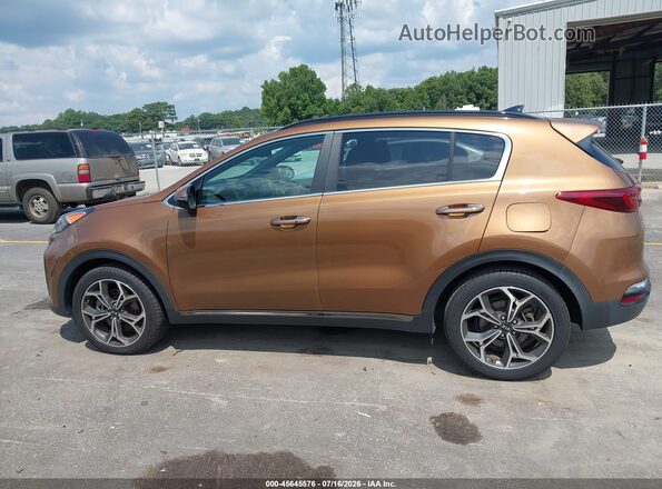 KNDPR3A63L7733583 2020 KIA SPORTAGE Brown Панорамний вид салону 360°