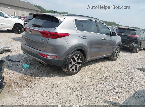 KNDPR3A64J7323260 2018 KIA SPORTAGE Серый Задняя правая четверть