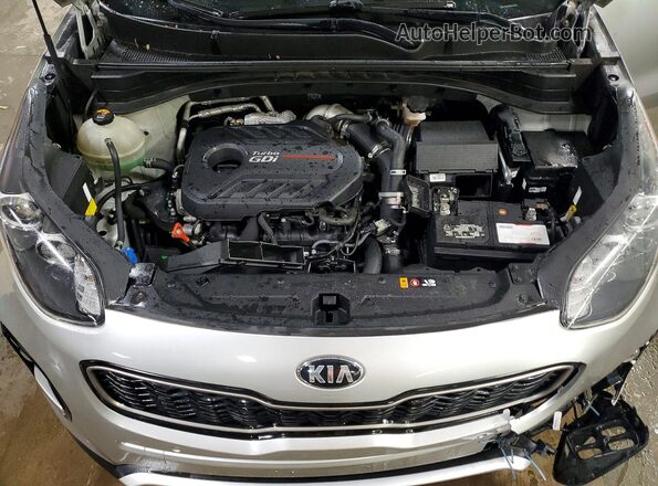 KNDPR3A66H7243100 2017 KIA SPORTAGE Silver Widok wnętrza z tyłu