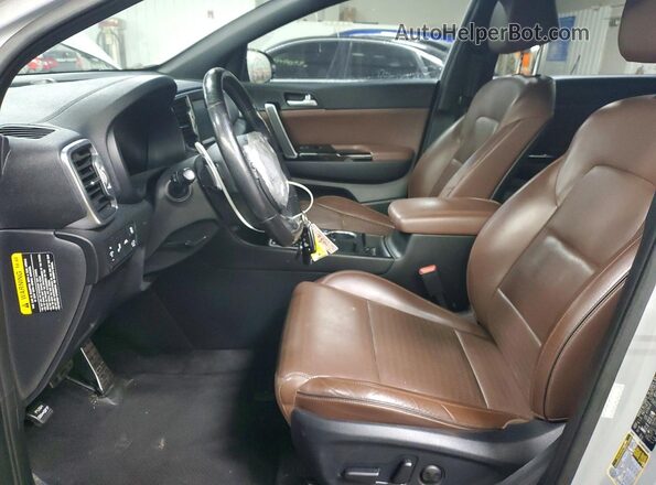 KNDPR3A66H7243100 2017 KIA SPORTAGE Silver Widok wnętrza z przodu
