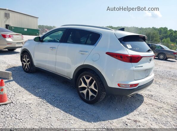 KNDPR3A67H7163949 2017 KIA SPORTAGE White Rear left