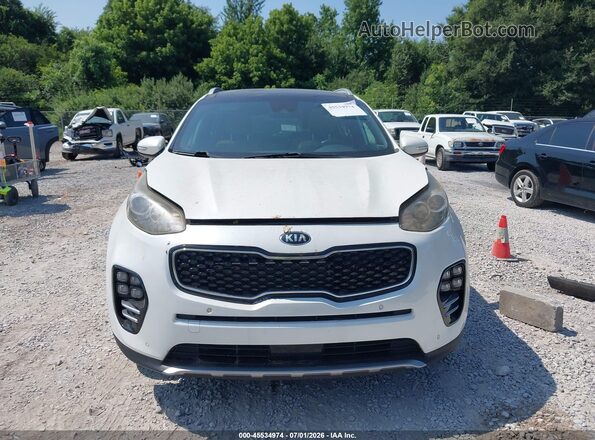 KNDPR3A67H7163949 2017 KIA SPORTAGE White Instrument cluster view