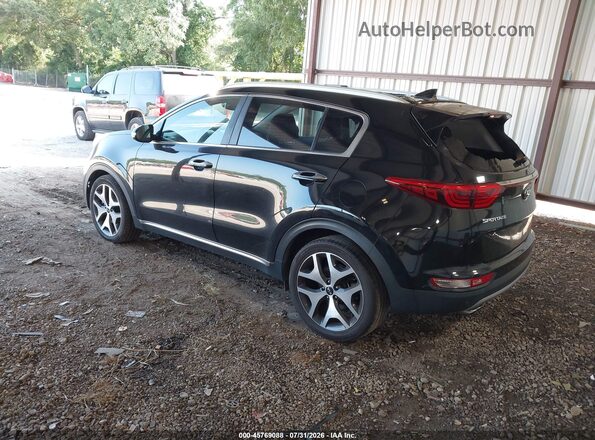 KNDPR3A67H7246703 2017 KIA SPORTAGE Black Trasero izquierdo