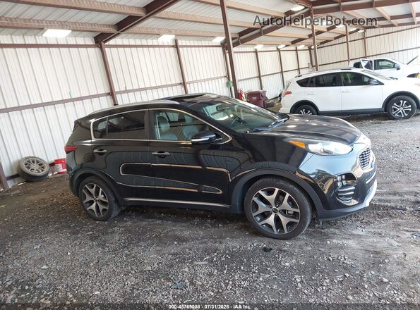 KNDPR3A67H7246703 2017 KIA SPORTAGE Black Vista interior trasera