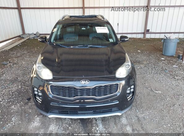 KNDPR3A67H7246703 2017 KIA SPORTAGE Black Vista del cuadro de instrumentos