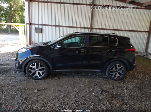 KNDPR3A67H7246703 2017 KIA SPORTAGE Black Vista interior de 360 grados