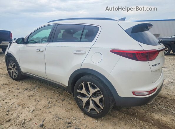 KNDPR3A67K7594041 2019 KIA SPORTAGE White Trasero izquierdo