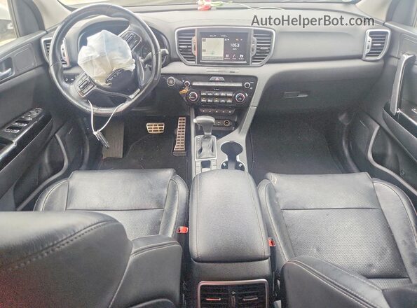 KNDPR3A67K7594041 2019 KIA SPORTAGE White Vista del salpicadero