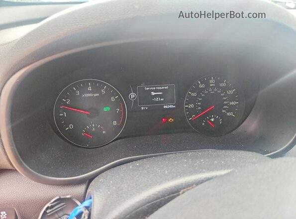KNDPR3A67K7594041 2019 KIA SPORTAGE White Vista del cuadro de instrumentos