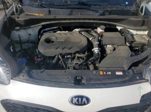 KNDPR3A67L7739919 2020 KIA SPORTAGE White ძრავის განყოფილების ხედი