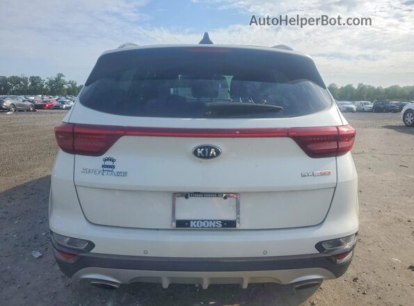 KNDPR3A67L7739919 2020 KIA SPORTAGE White უკანა ხედი