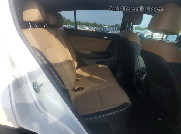 KNDPR3A67L7739919 2020 KIA SPORTAGE White უკანა სალონის ხედი