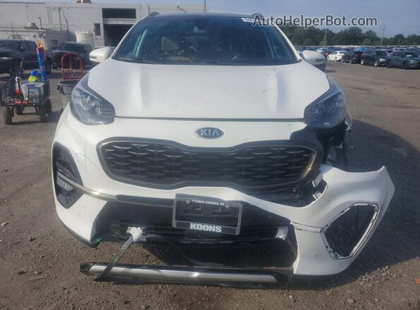 KNDPR3A67L7739919 2020 KIA SPORTAGE White წინა ხედი