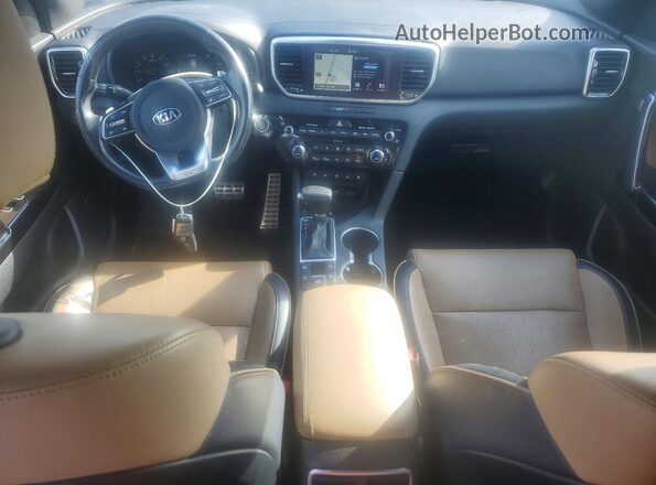 KNDPR3A67L7739919 2020 KIA SPORTAGE White წინა პანელის ხედი
