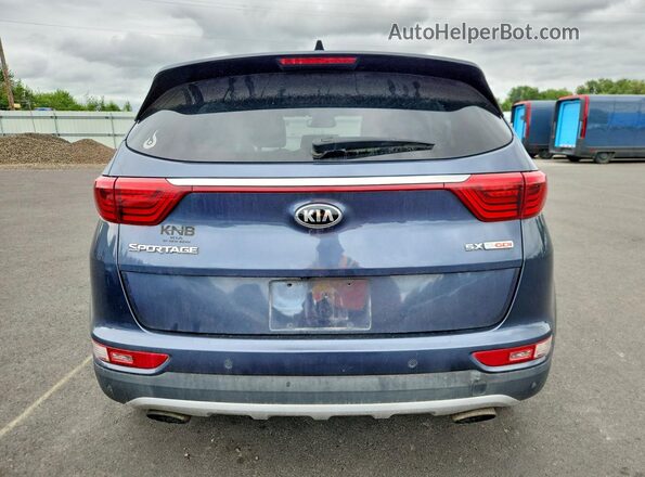 KNDPR3A69H7129821 2017 KIA SPORTAGE Blue Հետևի տեսք