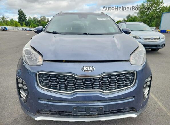 KNDPR3A69H7129821 2017 KIA SPORTAGE Blue Դիմացի տեսք