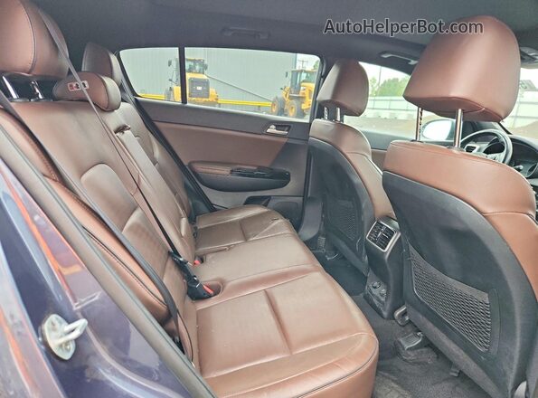 KNDPR3A69H7129821 2017 KIA SPORTAGE Blue Հետևի նստատեղերի տեսք