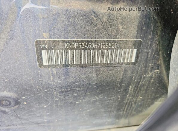 KNDPR3A69H7129821 2017 KIA SPORTAGE Blue Շարժիչի բաժամունքի տեսք