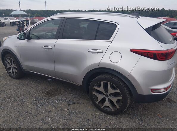 KNDPRCA62H7084656 2017 KIA SPORTAGE Silver Trasero izquierdo