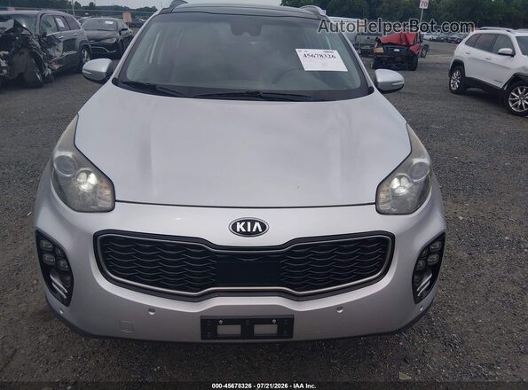 KNDPRCA62H7084656 2017 KIA SPORTAGE Silver Vista del cuadro de instrumentos