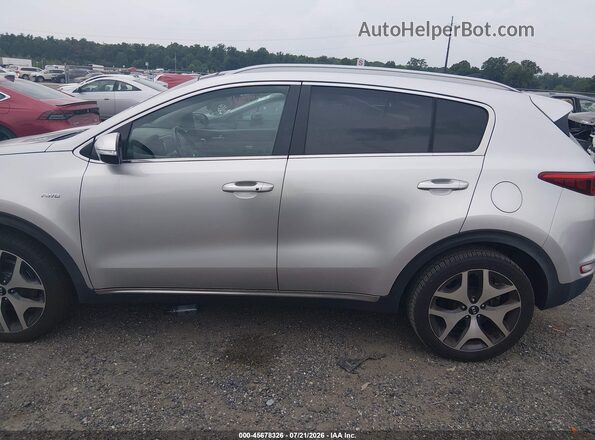 KNDPRCA62H7084656 2017 KIA SPORTAGE Silver Vista interior de 360 grados