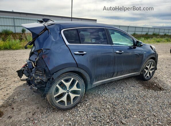 KNDPRCA62H7171277 2017 KIA SPORTAGE Blue Trasero derecho