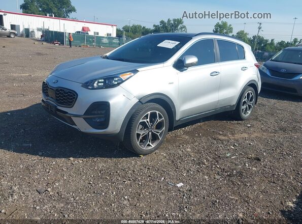 KNDPRCA63L7828340 2020 KIA SPORTAGE Silver Передня ліва чверть