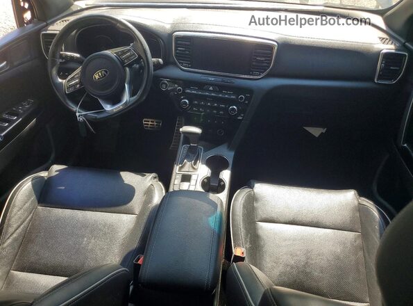 KNDPRCA63N7002042 2022 KIA SPORTAGE Blue Вид панелі приладів