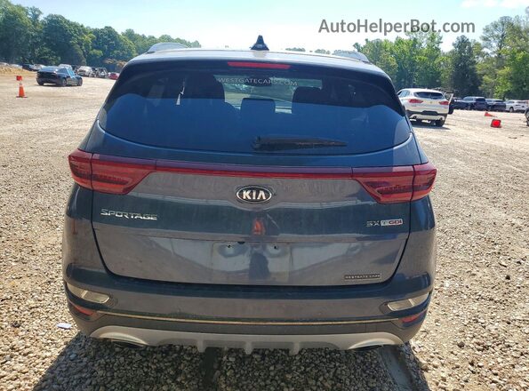 KNDPRCA63N7002042 2022 KIA SPORTAGE Blue Вид ззаду