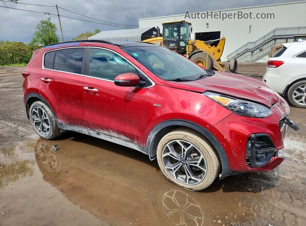 KNDPRCA63N7946620 2022 KIA SPORTAGE Red Przód prawy