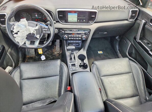 KNDPRCA63N7946620 2022 KIA SPORTAGE Red Widok deski rozdzielczej