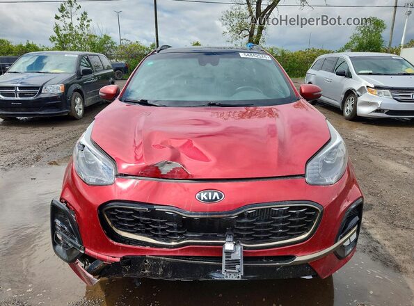 KNDPRCA63N7946620 2022 KIA SPORTAGE Red Widok z przodu