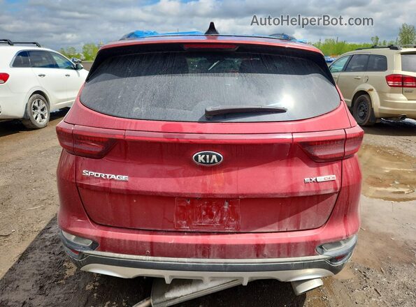 KNDPRCA63N7946620 2022 KIA SPORTAGE Red Widok z tyłu