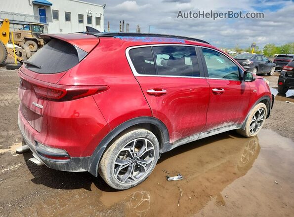 KNDPRCA63N7946620 2022 KIA SPORTAGE Red Tył prawy