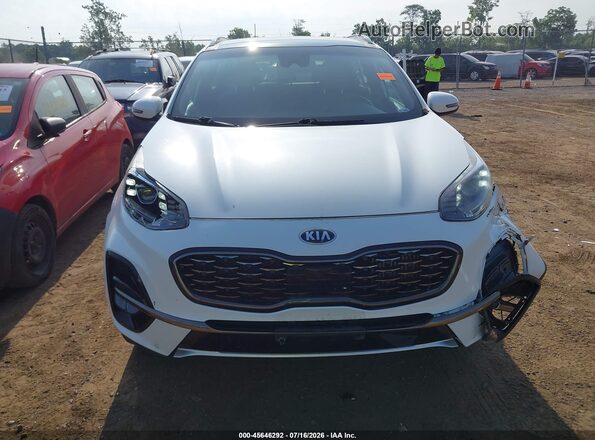 KNDPRCA64L7801311 2020 KIA SPORTAGE White Սարքավորումների վահանակի տեսք