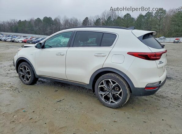 KNDPRCA64M7877628 2021 KIA SPORTAGE White Rear left