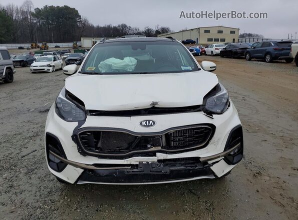 KNDPRCA64M7877628 2021 KIA SPORTAGE White Front view