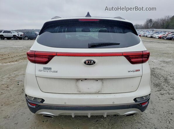 KNDPRCA64M7877628 2021 KIA SPORTAGE White Rear view