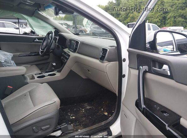 KNDPRCA65J7328872 2018 KIA SPORTAGE White Vista interior delantera