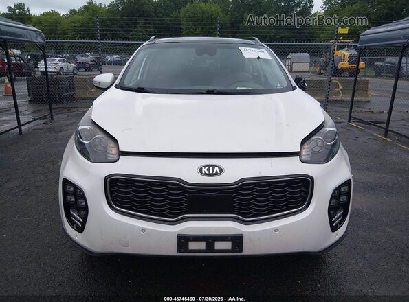 KNDPRCA65J7328872 2018 KIA SPORTAGE White Vista interior trasera