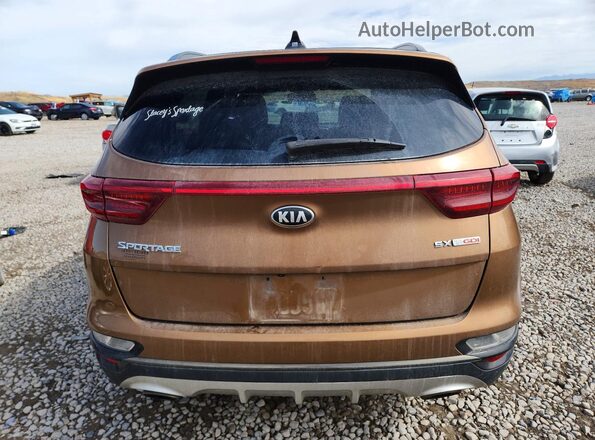 KNDPRCA65L7785006 2020 KIA SPORTAGE Orange Widok z tyłu
